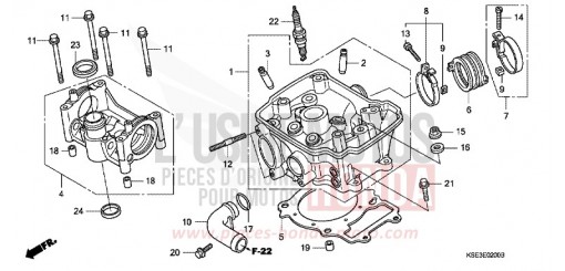 CULASSE CRF150RB9 de 2009